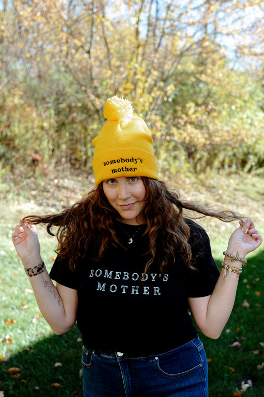 Somebody's Mother Pom-Pom Beanie