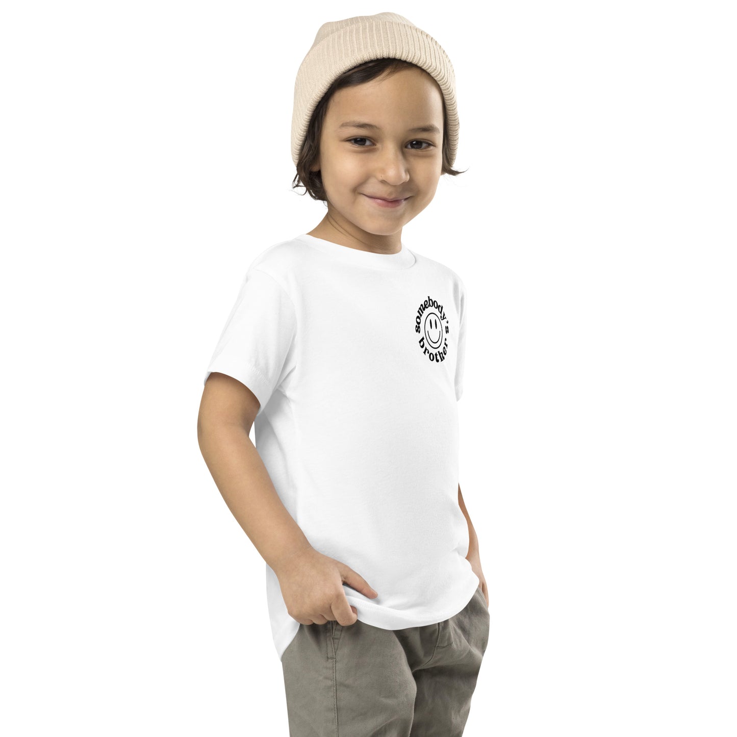 Somebody's Brother Smiley Toddler Tee